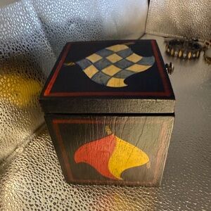 Vintage Clown in the box Decorative Black and Multicolor Box